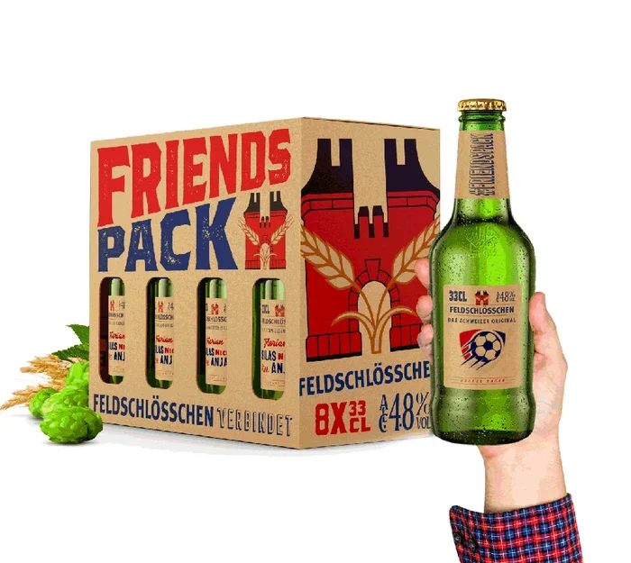 Feldschloesschen Friendspack | Achetez maintenant dans la boutique de boissons