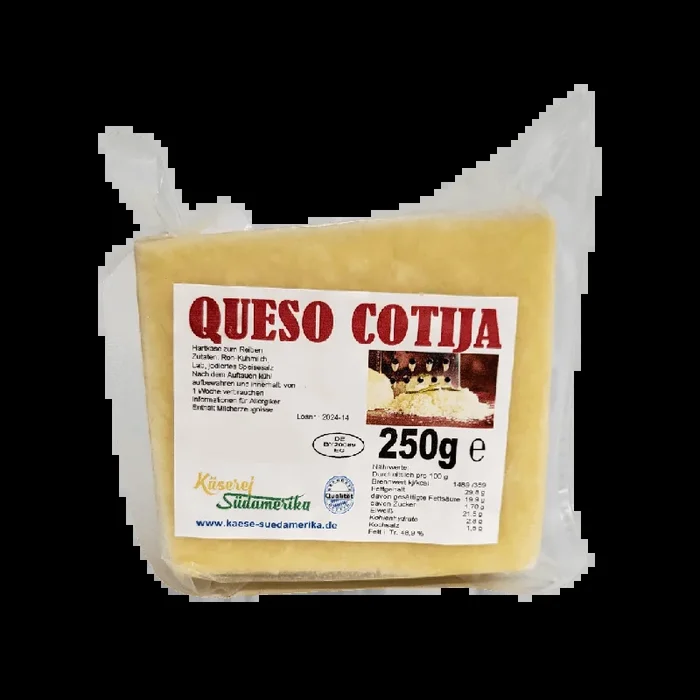 Queso Cotija / Añejo Hartkäse zum Reiben von der Käserei Südamerika 250g