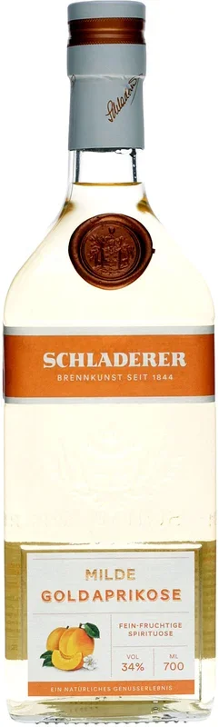Schladerer Milde Goldaprikose 0,7 Liter 34 % Vol.