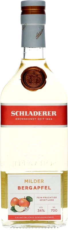 Schladerer Milder Bergapfel 0,7 Liter 34 % Vol.